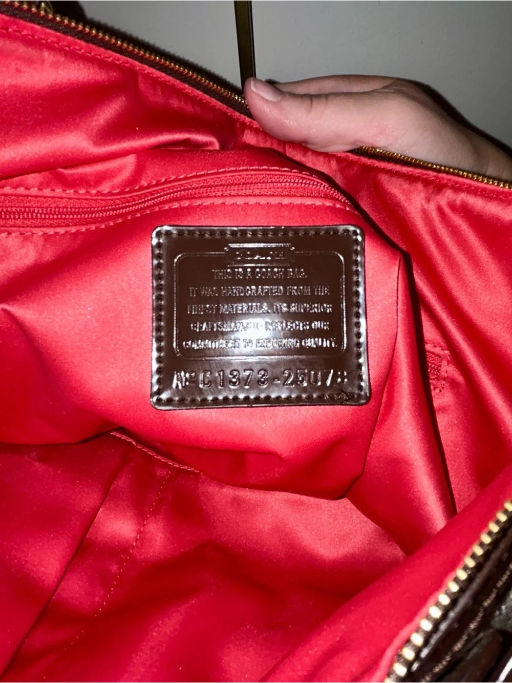 Coach Poppy Signature C Oxford Tote. Y2K Era with Original hang tags